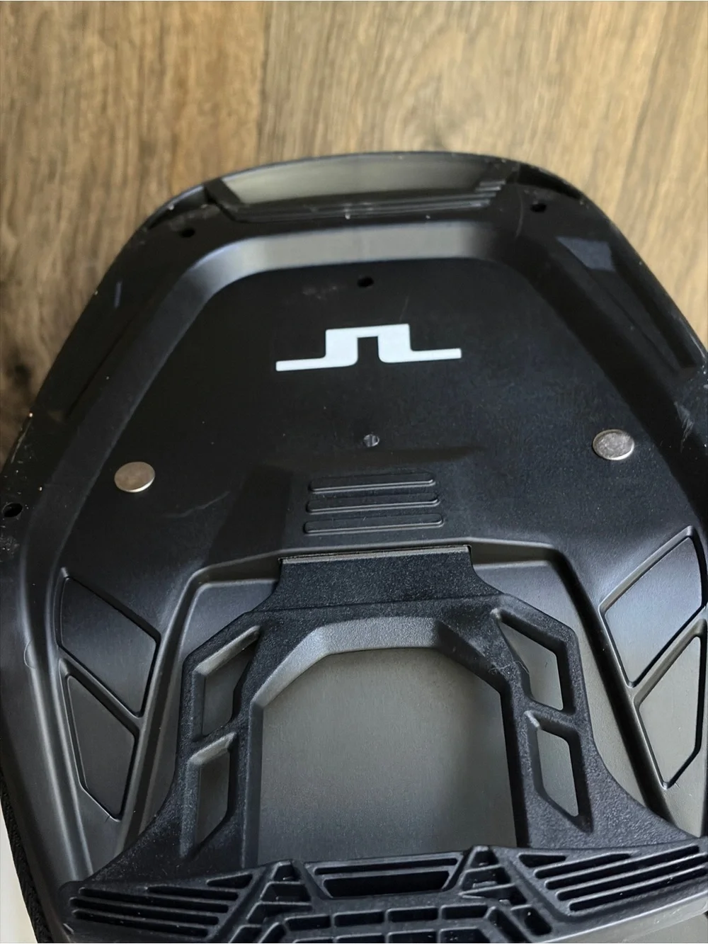 J.Lindeberg White and Black Golf Carry Bag